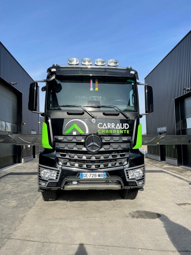 camion carraud charpente